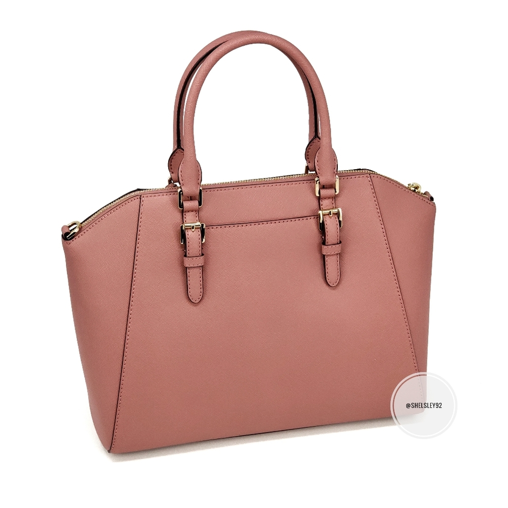 ⚠️LAST ONE⚠️ Michael Kors Ciara Large Satchel Pink - Picture 2 of 5